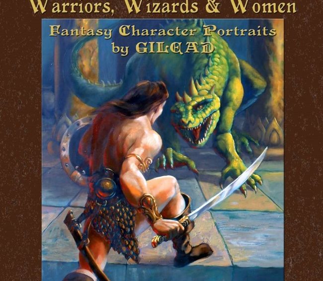 W3 (cubed): Warriors, Wizards & Women: fantasy character portraits by Gilead
